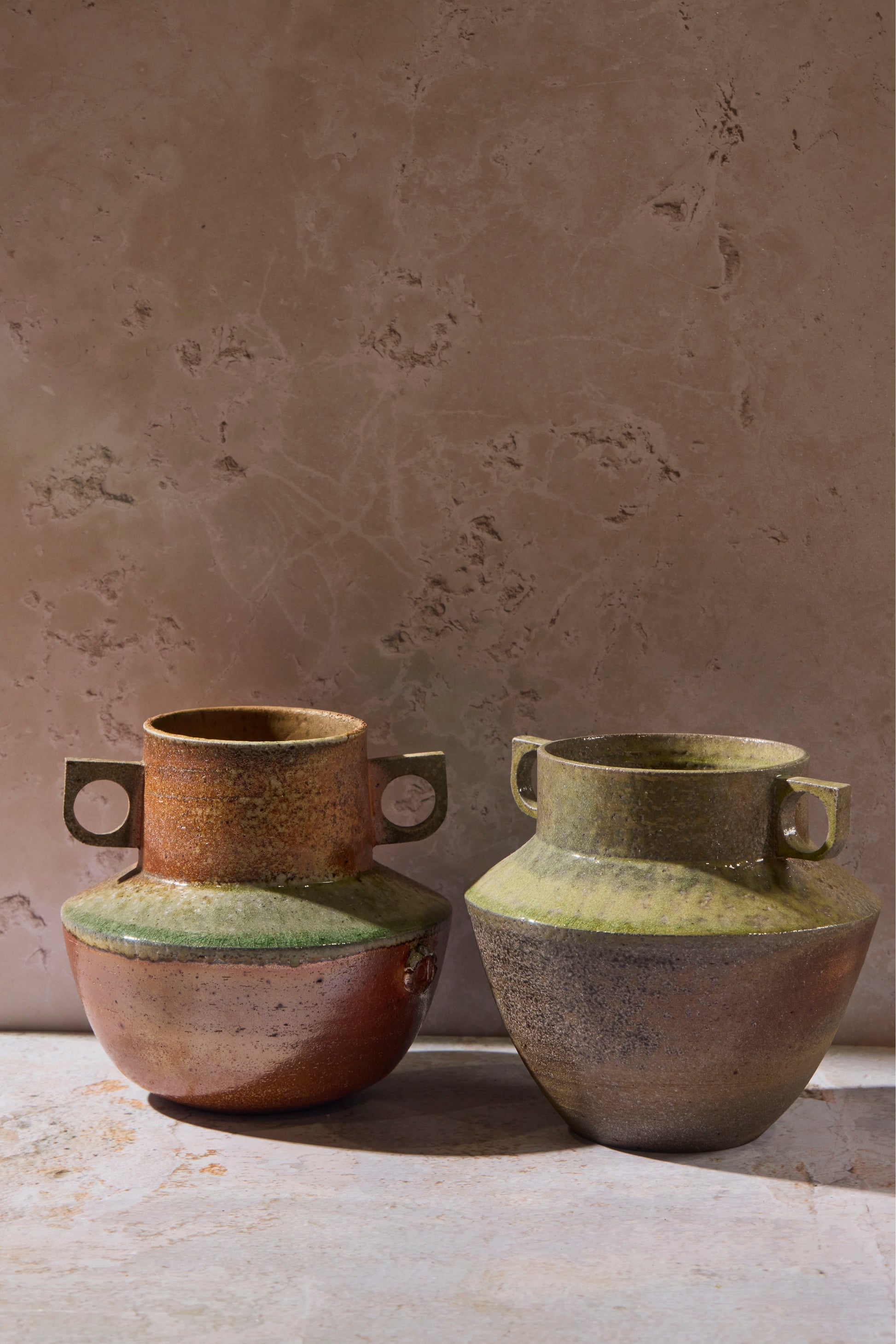 Wood / Soda Slab Handle Vase 2