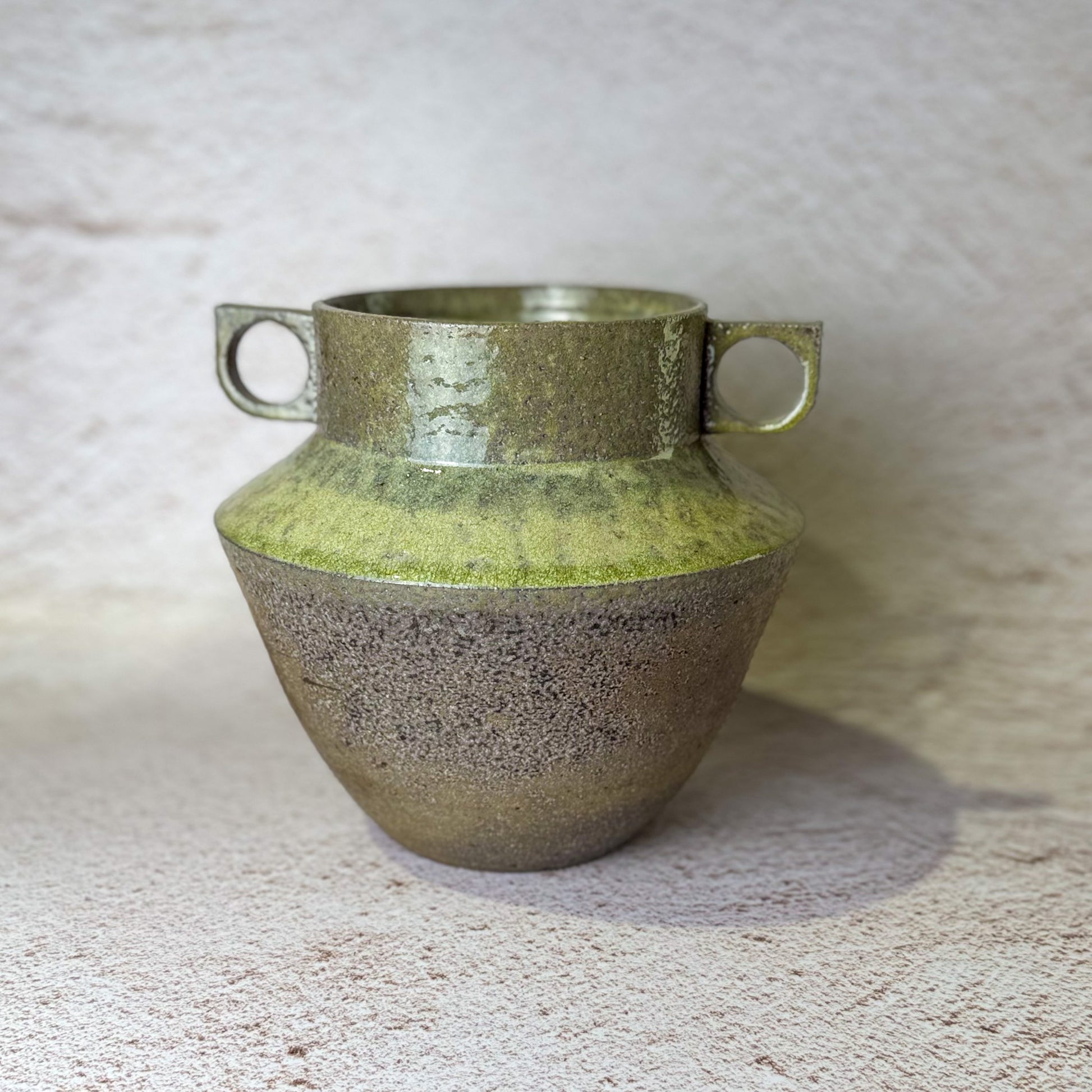 Wood / Soda Slab Handle Vase 2