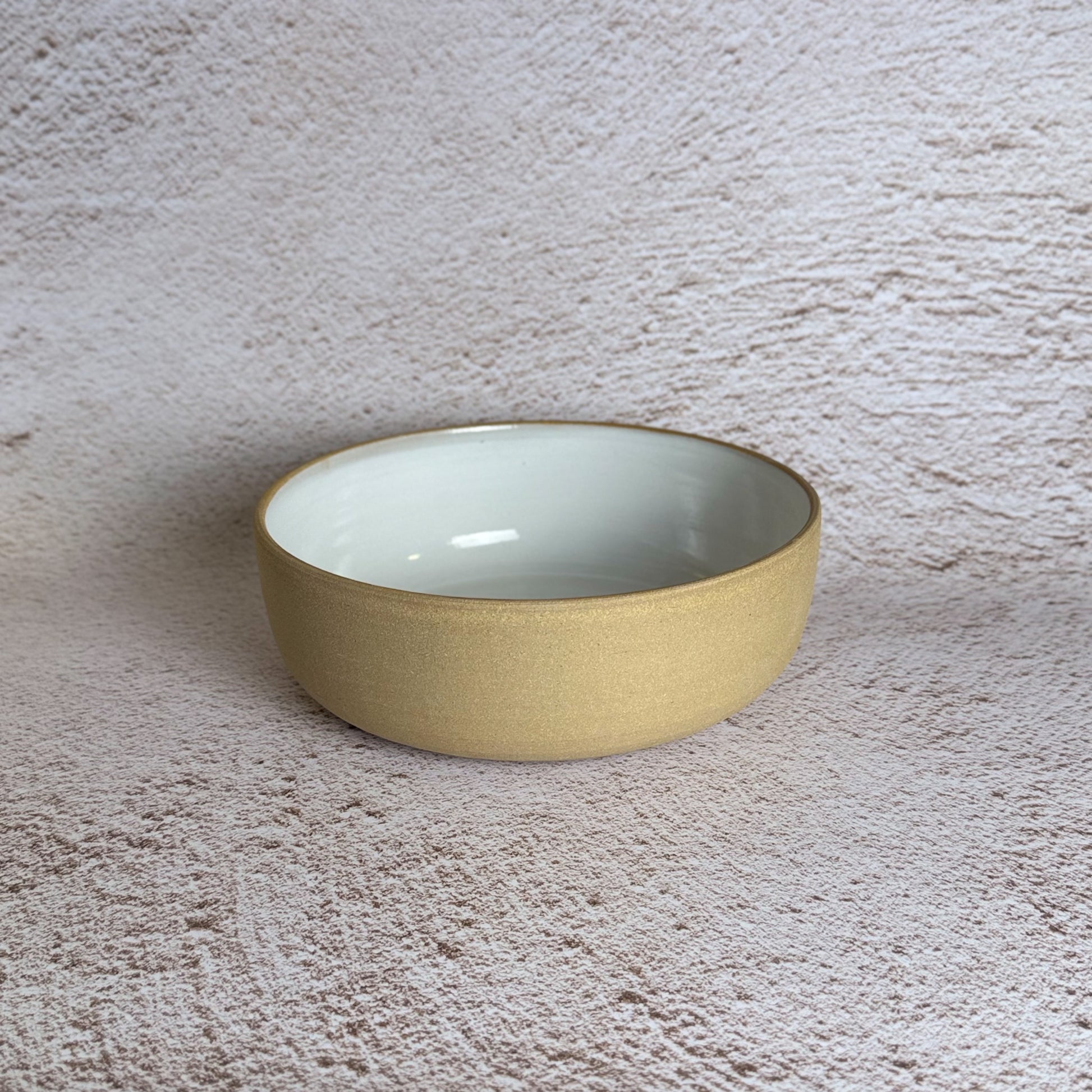 The Everyday Bowl - Warm Brown Stoneware / White Gloss